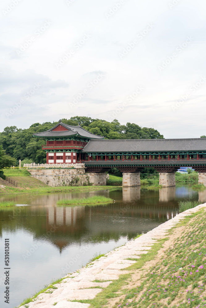 Colorful bridges in Korea