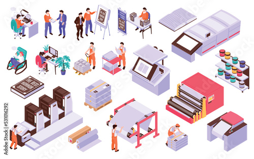 Book Publishing House Set