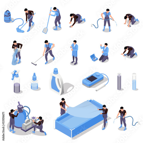 Swimming Pool Service Icons