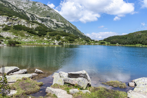 Fototapeta Naklejka Na Ścianę i Meble -  Summer landscape of Pirin Mountain near Muratovo lake, Bulgaria