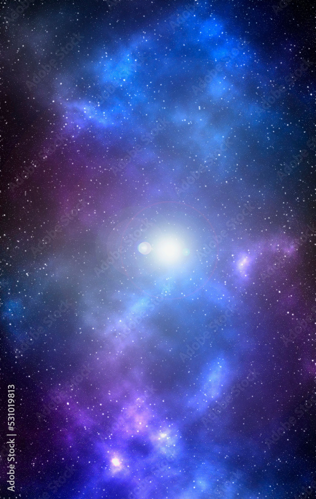 Space background with stardust and shining stars. Realistic cosmos and color nebula. Colorful galaxy. 3d illustration Space background with stardust and shining stars. Realistic cosmos and color nebula. Colorful galaxy. 3d illustration