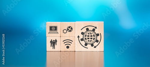 Wallpaper Mural Concept of globalization Torontodigital.ca