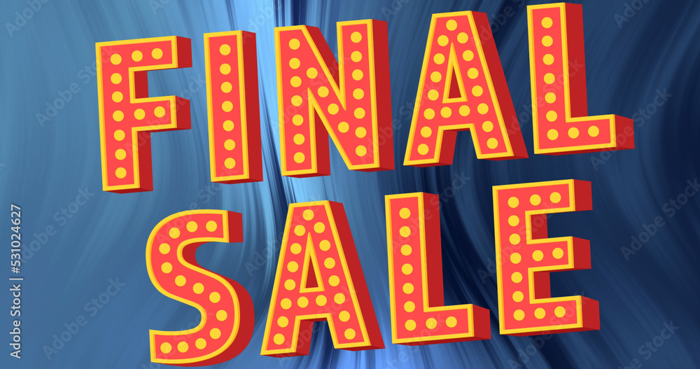 Image of final sale text over shapes Image of final sale text over shapes