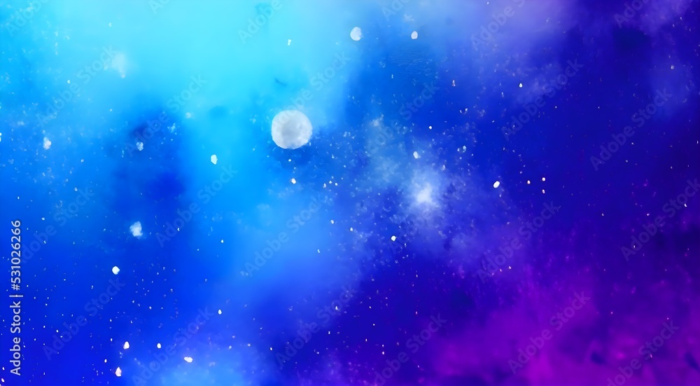 Fototapeta premium Star field in space a nebula and a gas congestion.