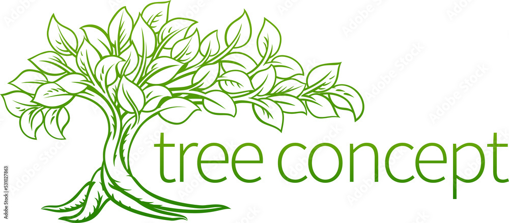 Tree Concept Icon