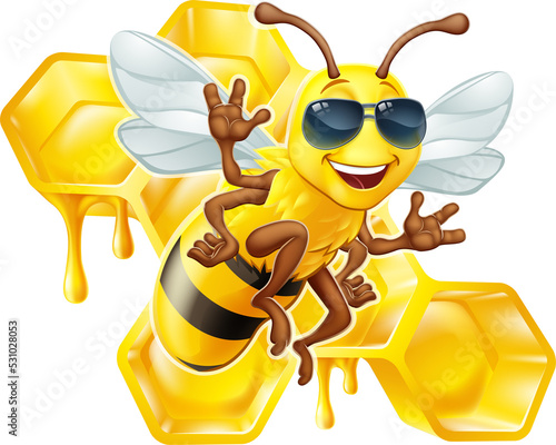 Bumble Bee Honey Honeycomb ...