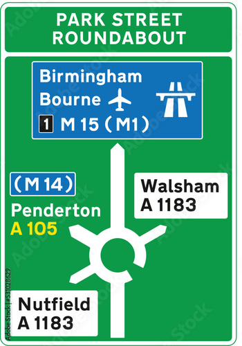 On approaches to junctions, The Highway Code Traffic Sign, Signs giving orders, Signs with red circles are mostly prohibitive. Plates below signs qualify their message.