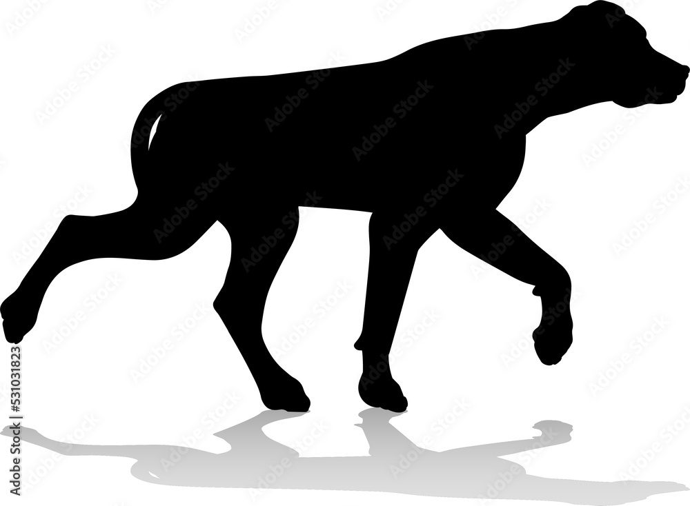 Dog Silhouette Pet Animal