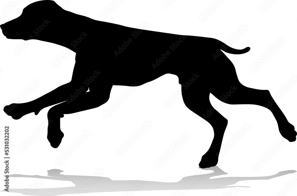 Dog Silhouette Pet Animal