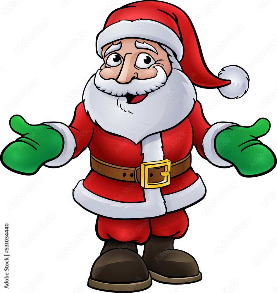 Santa Claus Christmas Cartoon Character Santa Claus Christmas Cartoon Character