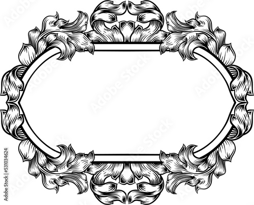 Crest Banner Border Scroll ...