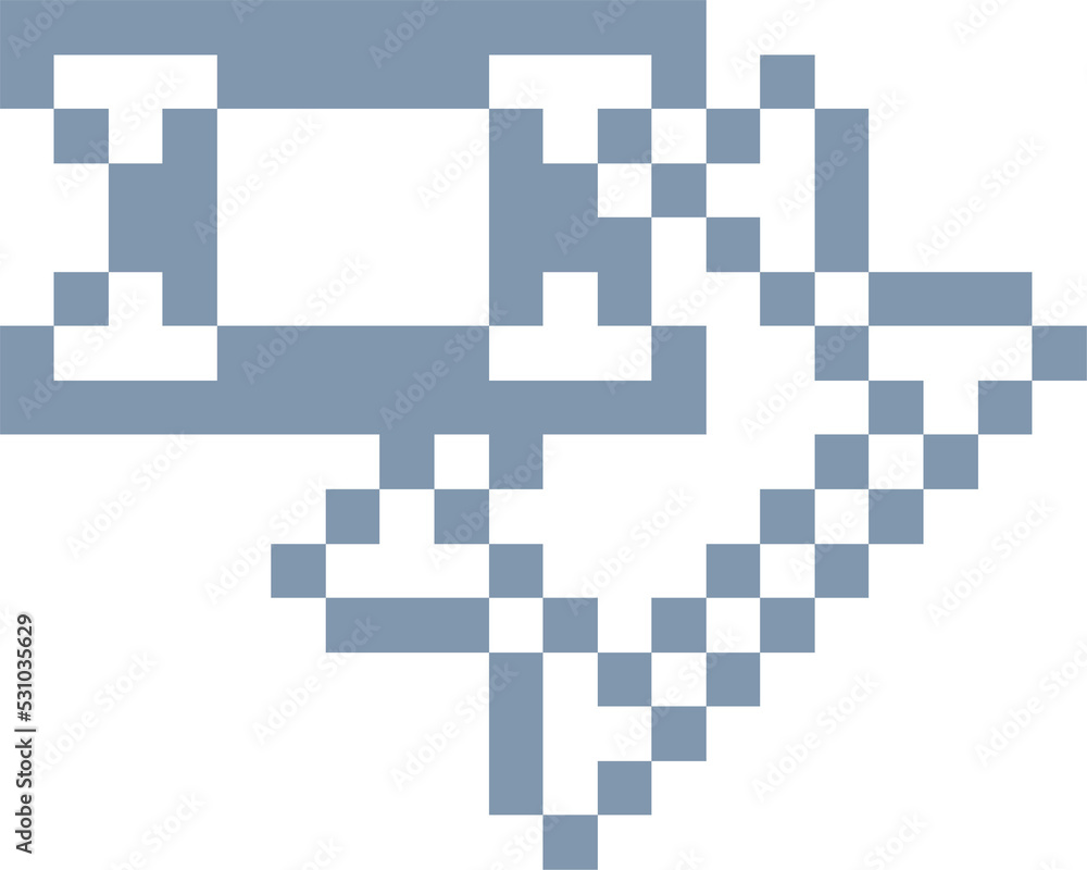 Tickets Pixel 8 Bit Video Game Art Icon Tickets Pixel 8 Bit Video Game Art Icon