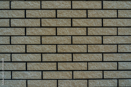 Brick wall as design, interior, exterior. Modern or retro