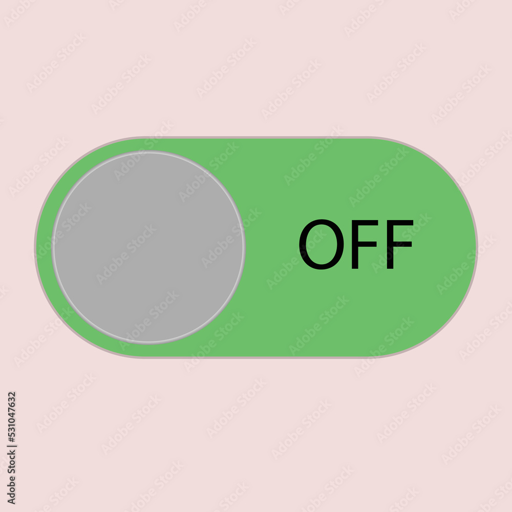 Vektorová grafika „This vector file is for an electrical switch with on