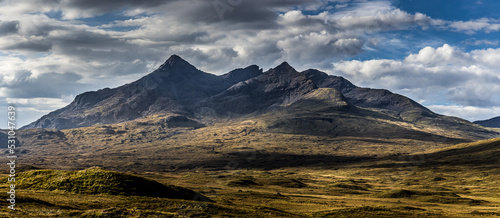 The Cuillin Mountains early morning  Isle of Skye  North West Highlands  Scotland