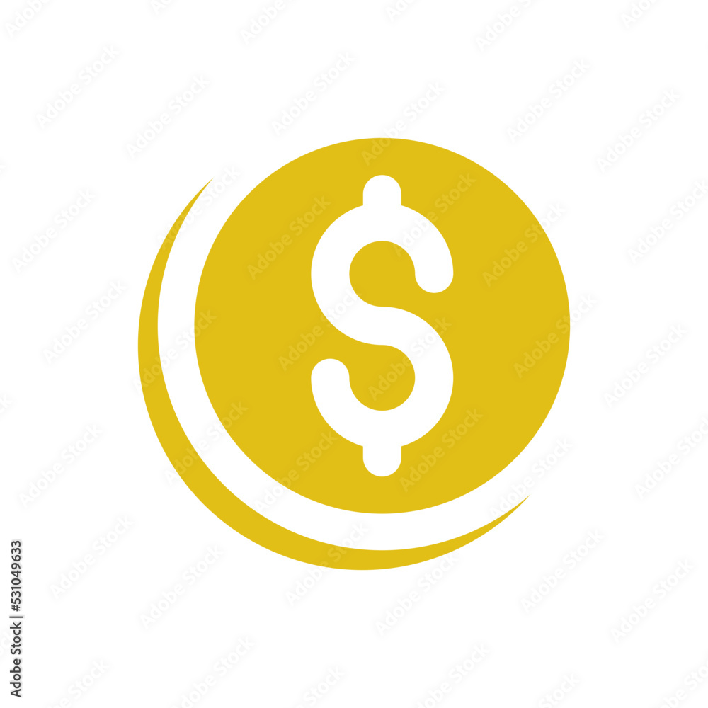 dollar coin icon dollar coin icon
