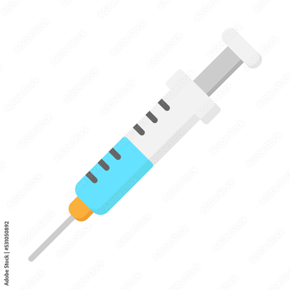 Laboratory Syringe Icon Laboratory Syringe Icon