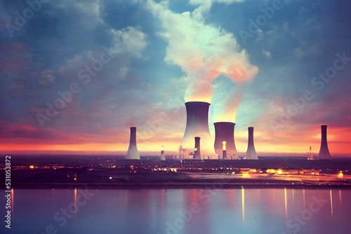 nuclear power plant image photo