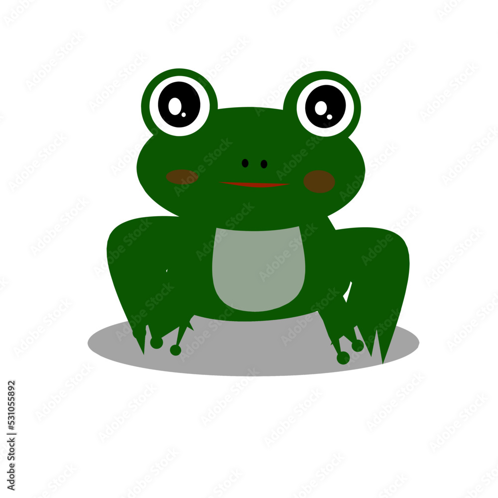 cute frog vector illustration cute frog vector illustration