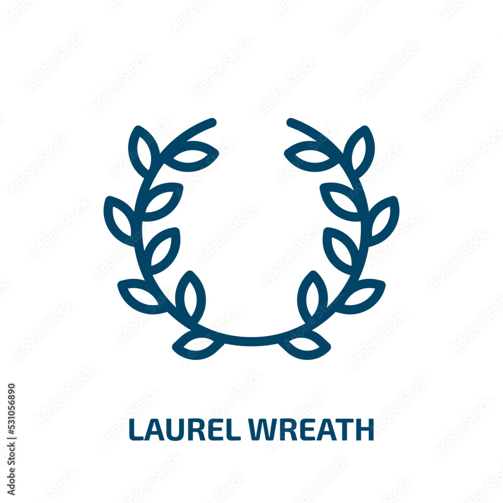 Fotografie laurel wreath icon from education collection