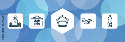 car wash outline icon set isolated on blue abstract background. thin line icons such as luggage scan, drone case, do not enter, army airplane, insect repellent vector. can be used for web and