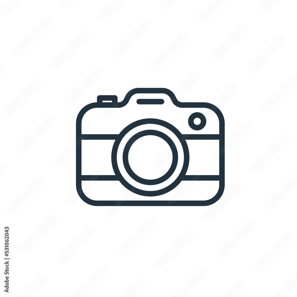 Vector camera icon isolated on a white background. photo camera symbol for web and mobile apps. Vector camera icon isolated on a white background. photo camera symbol for web and mobile apps.