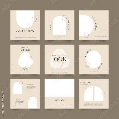 set of miniamalis social media sale post