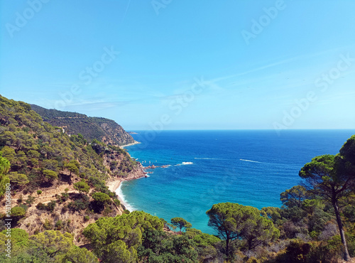 Cala del Senyor Ram  n  Costa Brava  Mediterranean Sea  Spain  Europe