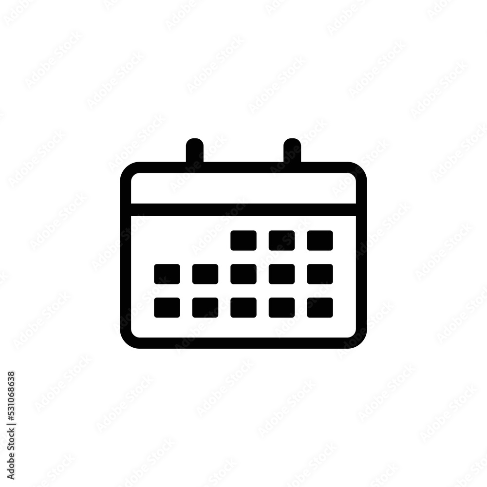 Creative Calendar Icon Vector Template Creative Calendar Icon Vector Template