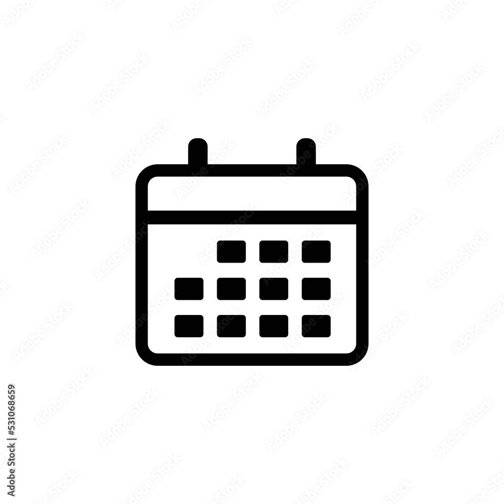 Creative Calendar Icon Vector Template Creative Calendar Icon Vector Template