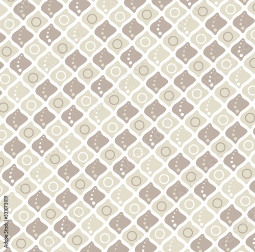  Elegance Seamless pattern with abstract, vector illustration in vintage style