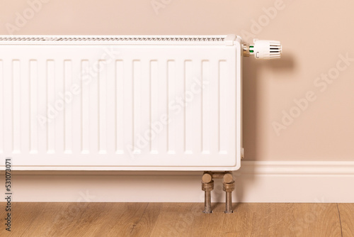 Wallpaper Mural Home heating radiator in modern living room. Creating and keeping comfortable temperature in house in winter Torontodigital.ca