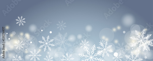 winter snowflakes shape - snow design element - christmas snowfall happy new year theme