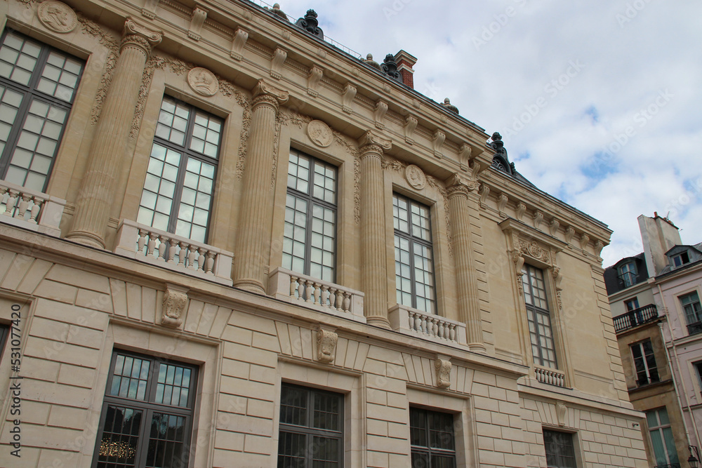 national library (bnf - richelieu) in paris (france)