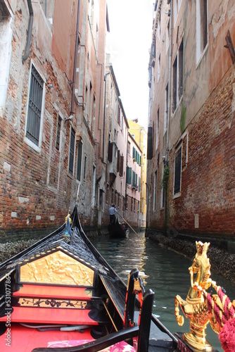 Venice Gondola Ride In Canal