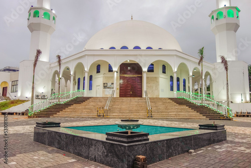 islamic temple in Foz do Iguacu, Brazil. Exterior view photo