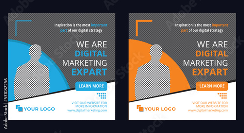 Digital Marketing Social Media Post Design photo