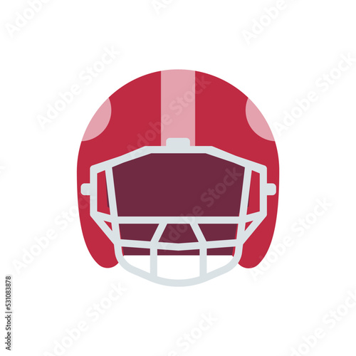 A rugby helmet to protect American football players.