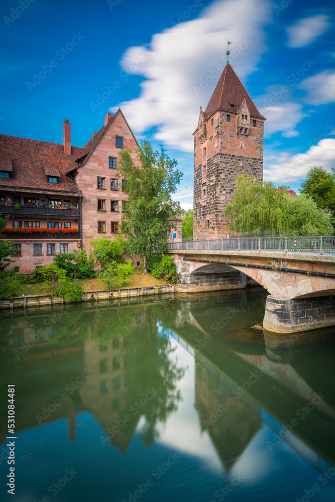 Obere Karlsbrucke, Nuremberg, Bavaria, Germany Obere Karlsbrucke, Nuremberg, Bavaria, Germany