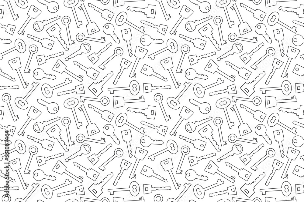 seamless pattern with different keys, great for wrapping, textile, wallpaper, greeting card- vector illustration seamless pattern with different keys, great for wrapping, textile, wallpaper, greeting card- vector illustration
