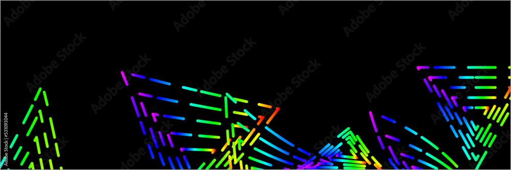 Abstract black background with colorful triangle Abstract black background with colorful triangle