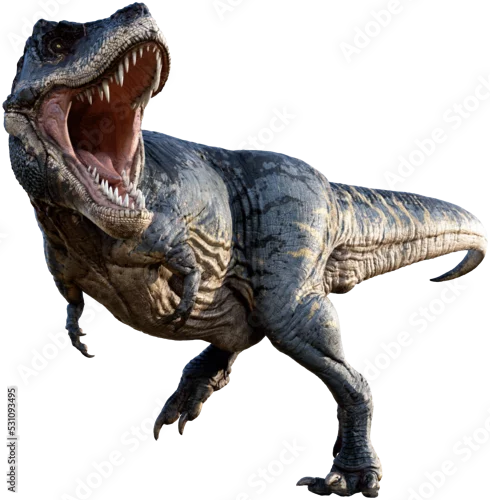 Obraz Tyrannosaurus from the Cretaceous era 3D illustration	