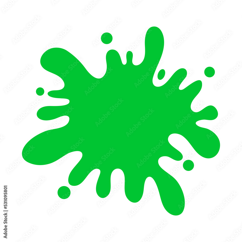 green paint spatter icon vector illustration green paint spatter icon vector illustration