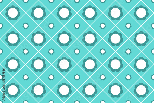 seamless pattern with flowers