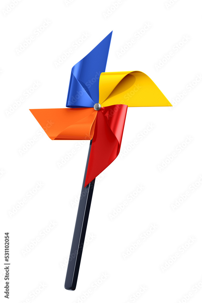 Colorful 3d weather vane
