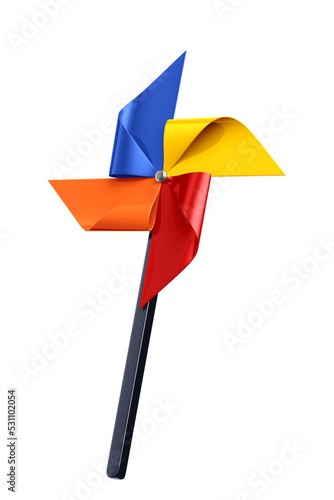 Colorful 3d weather vane