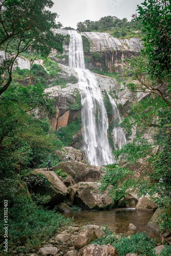 waterfall in the jungle
