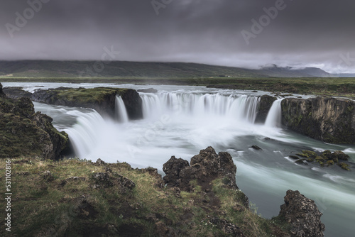 Large Iceland Waterfall