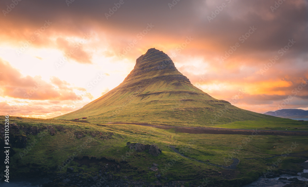 Kirkjufell Mountain in Iceland
