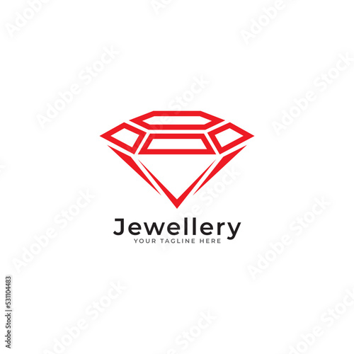 Diamond logo premium, vector illustration